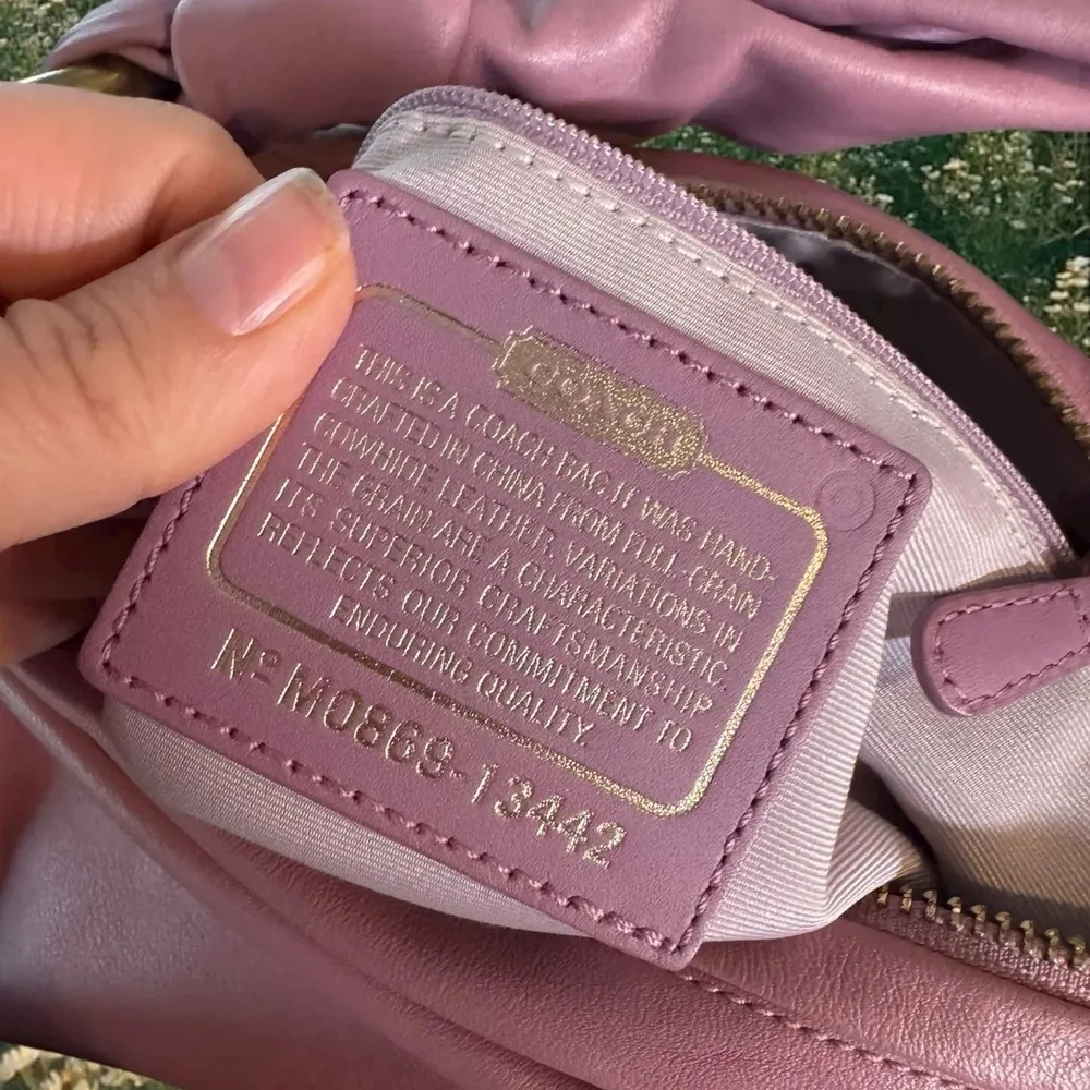 Coach Parker Y2K Lilac Shoulder Bag